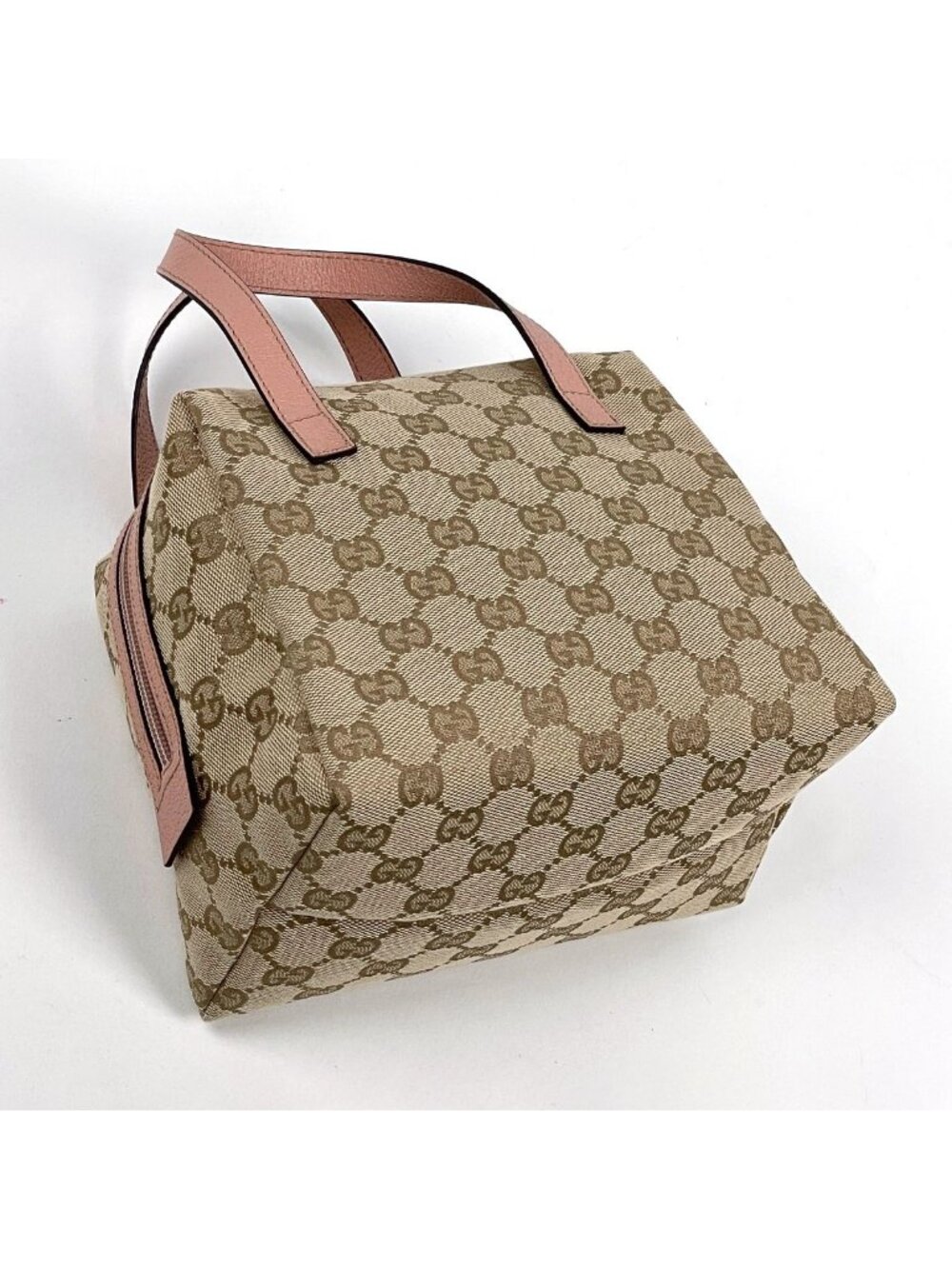 Gucci Handbag GG Pattern Canvas Beige Pink - Picture 2 of 6